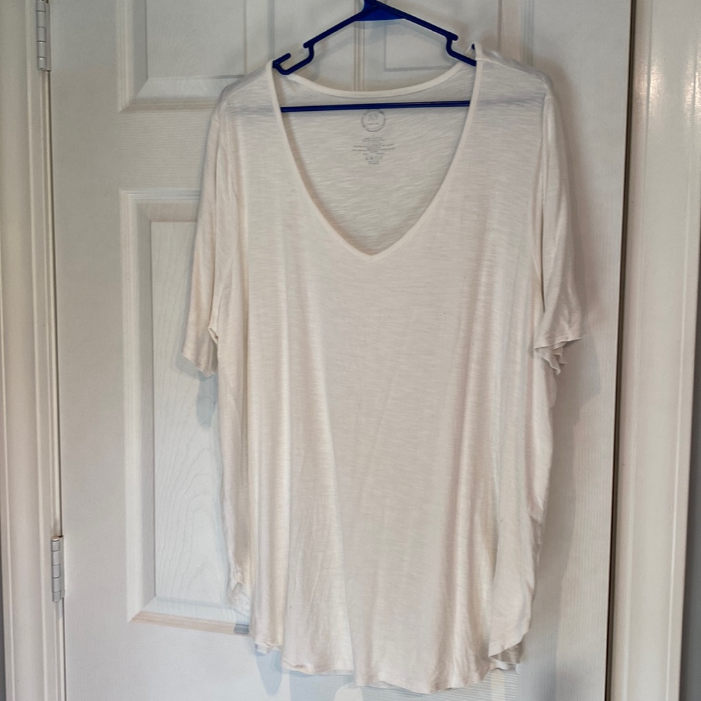 Women’s V-Neck Basic Tee.